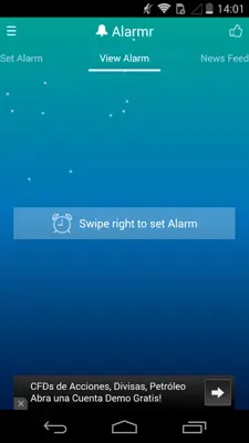 Alarmr Wake up alarm clock android App screenshot 5